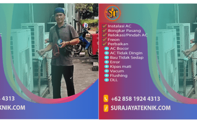 Teknik Surajaya memberikan layanan perbaikan AC yang andal serta berkualitas di Jakarta Timur